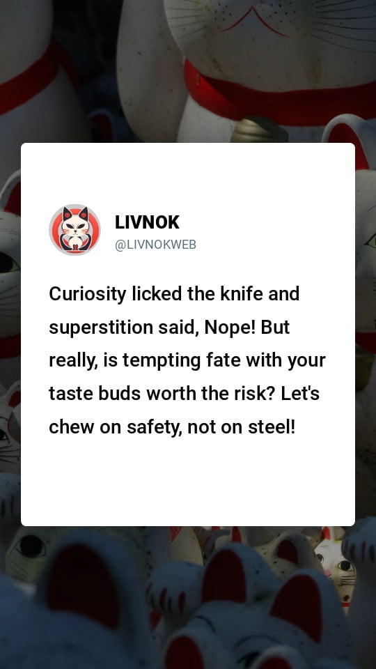 Is It Bad Luck to Lick a Knife? Uncover the Truth Now